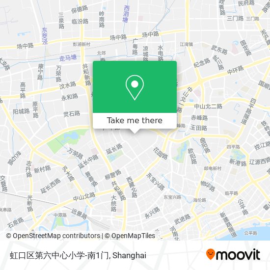 虹口区第六中心小学-南1门 map