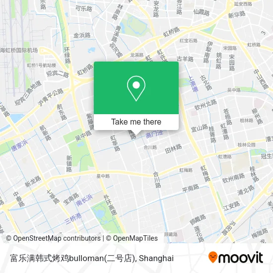 富乐满韩式烤鸡bulloman(二号店) map