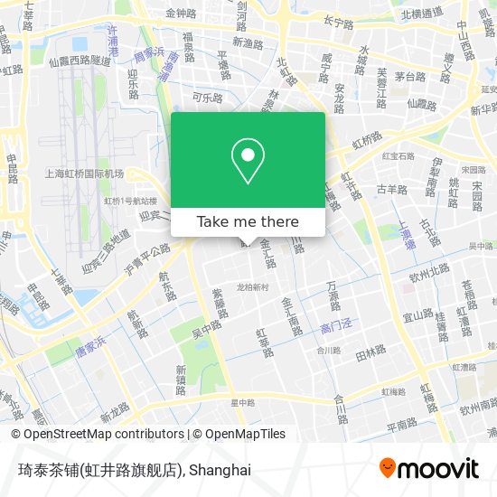 琦泰茶铺(虹井路旗舰店) map