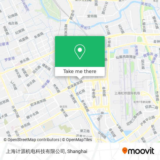 上海计源机电科技有限公司 map