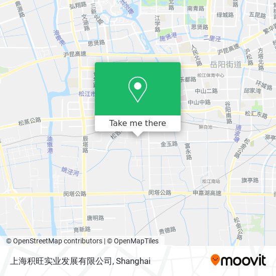 上海积旺实业发展有限公司 map