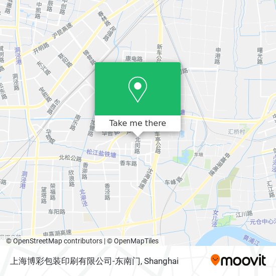 上海博彩包装印刷有限公司-东南门 map