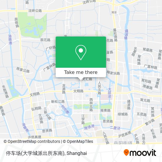 停车场(大学城派出所东南) map