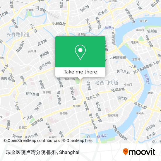 瑞金医院卢湾分院-眼科 map
