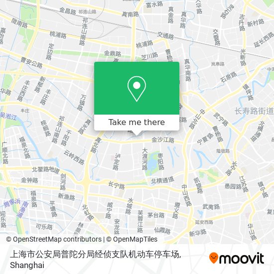 上海市公安局普陀分局经侦支队机动车停车场 map