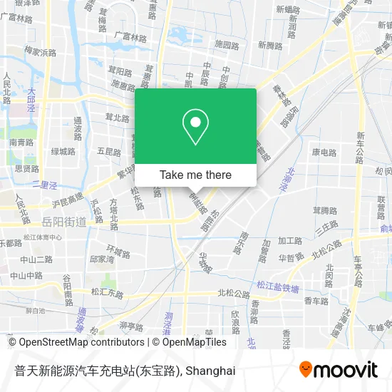 普天新能源汽车充电站(东宝路) map