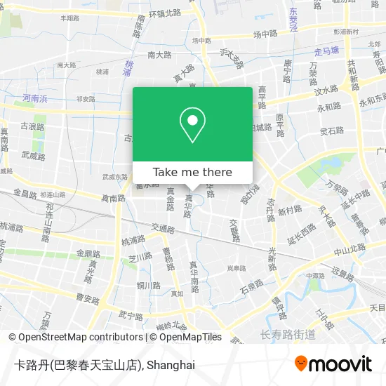卡路丹(巴黎春天宝山店) map