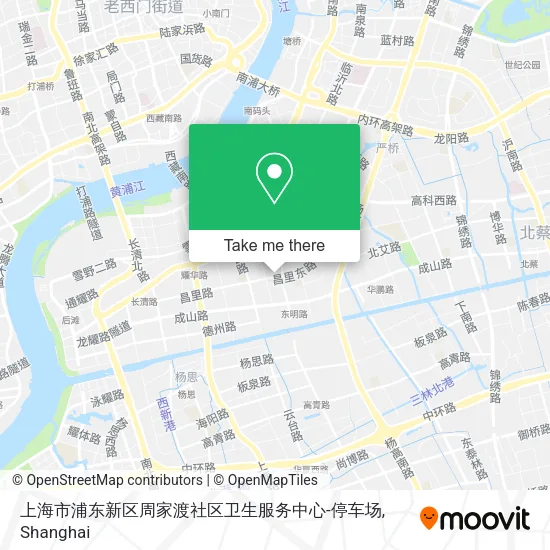上海市浦东新区周家渡社区卫生服务中心-停车场 map