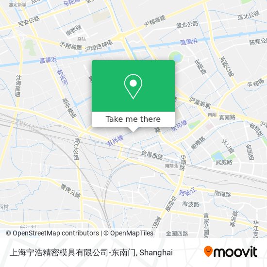 上海宁浩精密模具有限公司-东南门 map