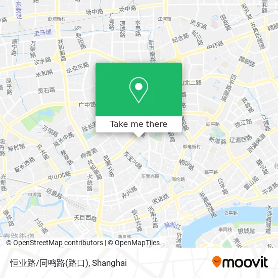 恒业路/同鸣路(路口) map