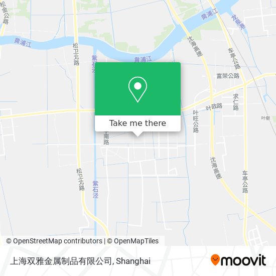 上海双雅金属制品有限公司 map