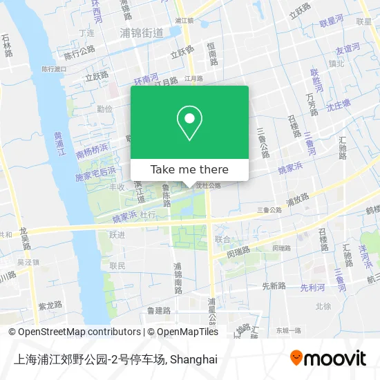 上海浦江郊野公园-2号停车场 map
