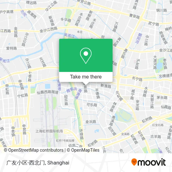 广友小区-西北门 map