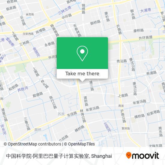 中国科学院-阿里巴巴量子计算实验室 map