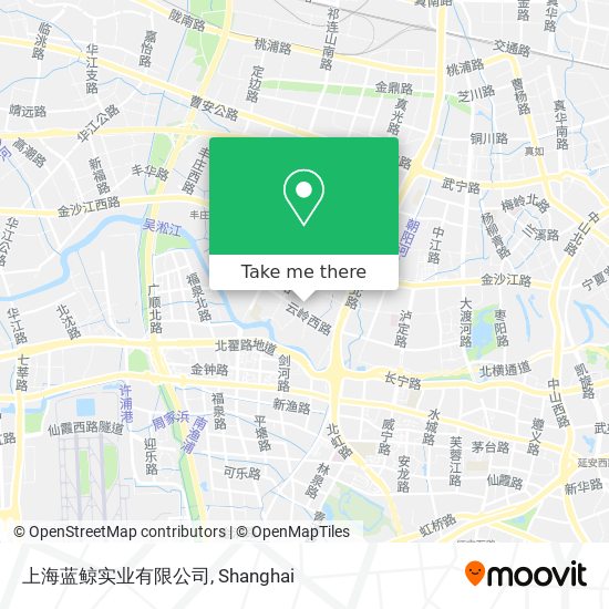 上海蓝鲸实业有限公司 map