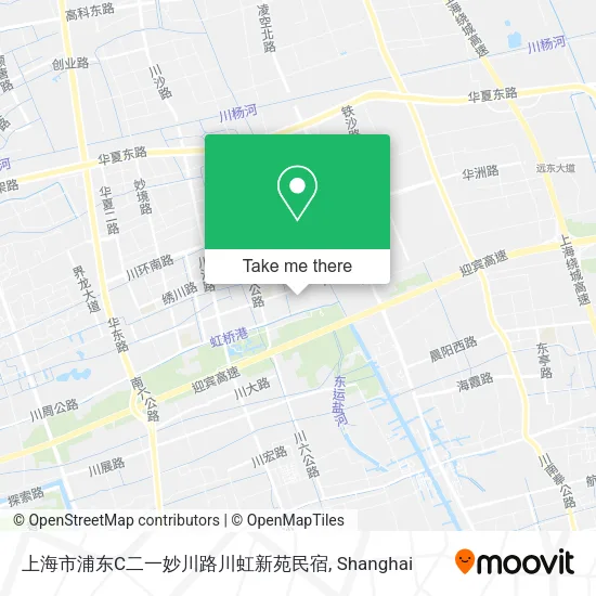 上海市浦东C二一妙川路川虹新苑民宿 map