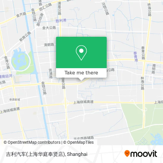 吉利汽车(上海华庭奉贤店) map
