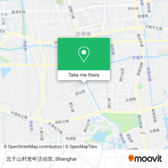 北干山村老年活动室 map