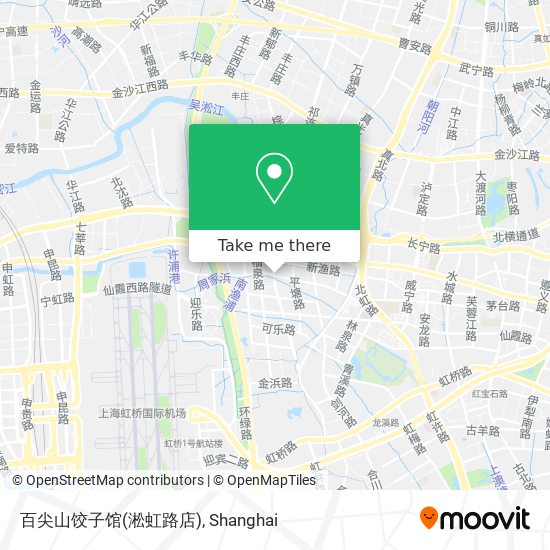 百尖山饺子馆(淞虹路店) map