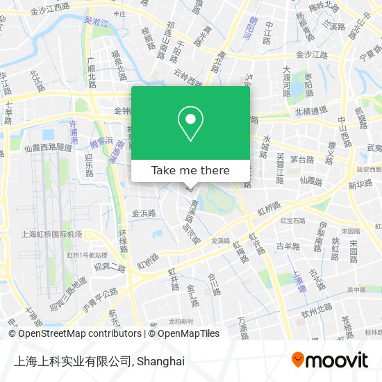上海上科实业有限公司 map