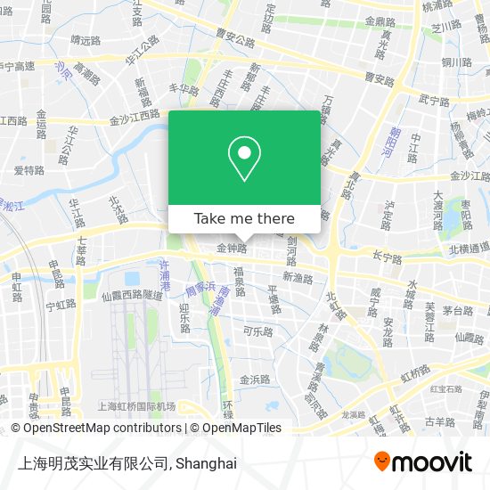 上海明茂实业有限公司 map