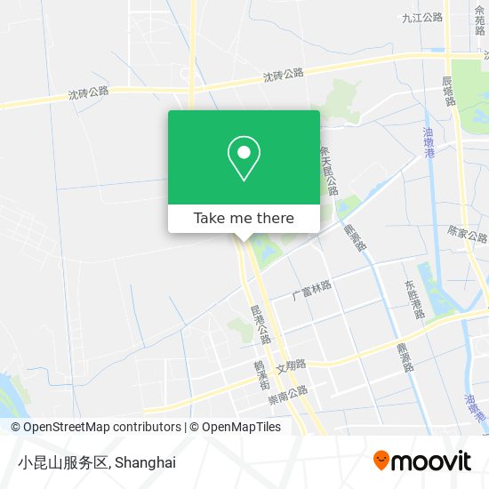 小昆山服务区 map