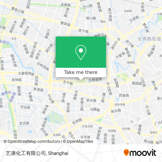 艺康化工有限公司 map