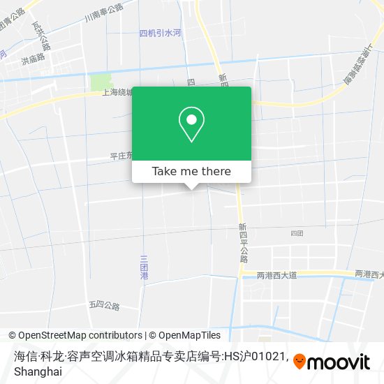 海信·科龙·容声空调冰箱精品专卖店编号:HS沪01021 map