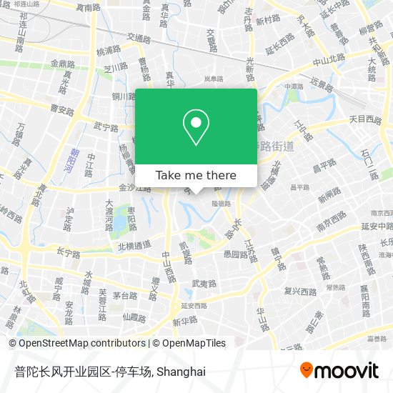 普陀长风开业园区-停车场 map