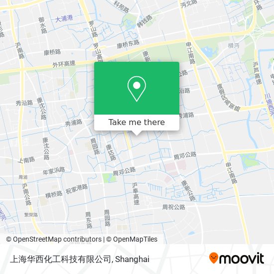 上海华西化工科技有限公司 map