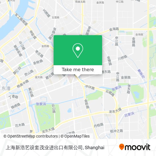 上海新浩艺设套茂业进出口有限公司 map