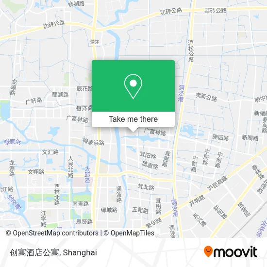 创寓酒店公寓 map