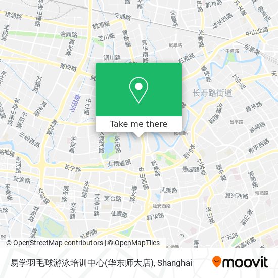 易学羽毛球游泳培训中心(华东师大店) map