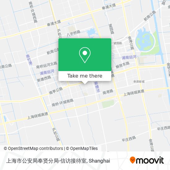上海市公安局奉贤分局-信访接待室 map