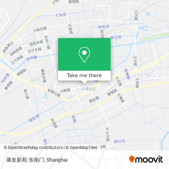 康发新苑-东南门 map