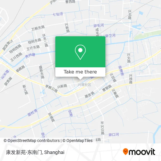 康发新苑-东南门 map