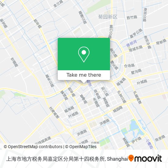 上海市地方税务局嘉定区分局第十四税务所 map