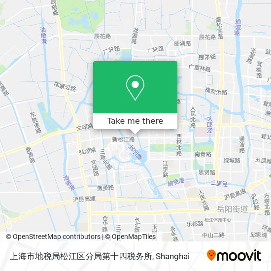 上海市地税局松江区分局第十四税务所 map
