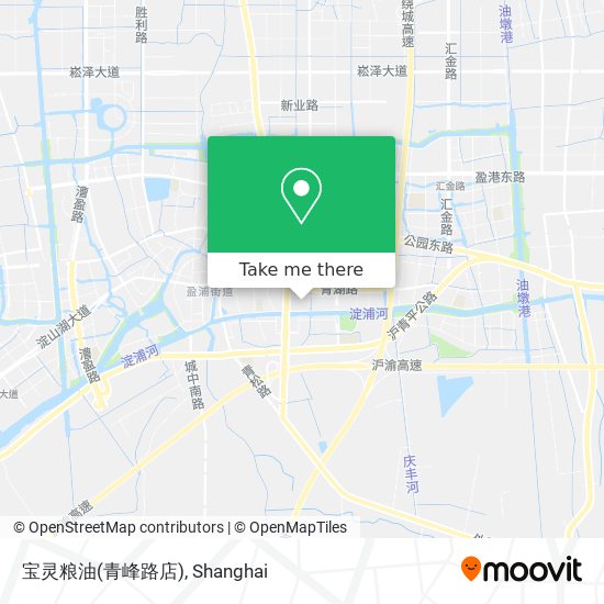 宝灵粮油(青峰路店) map