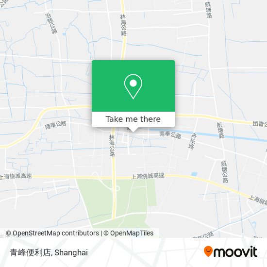 青峰便利店 map