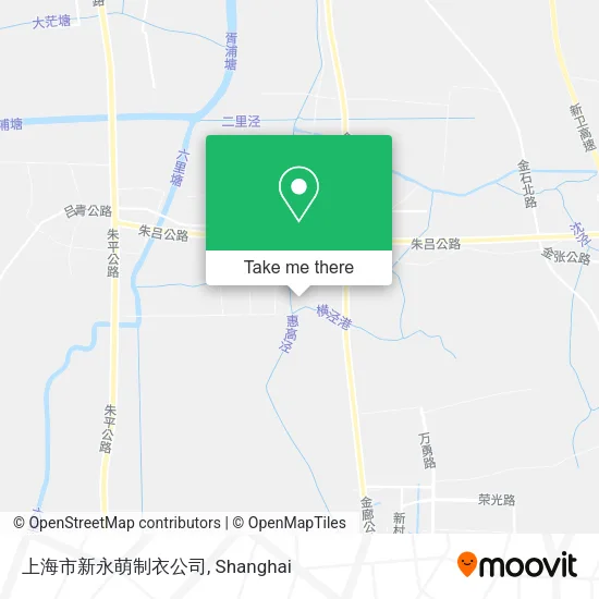 上海市新永萌制衣公司 map