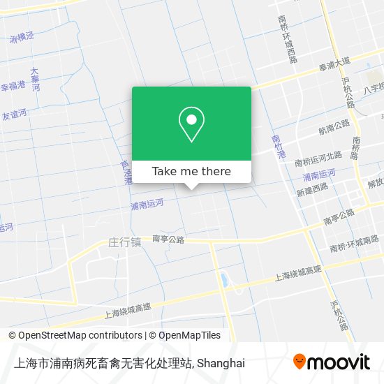 上海市浦南病死畜禽无害化处理站 map