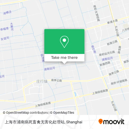 上海市浦南病死畜禽无害化处理站 map
