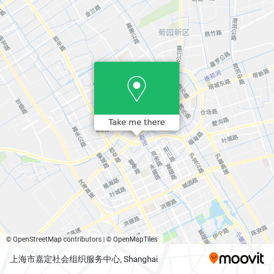 上海市嘉定社会组织服务中心 map