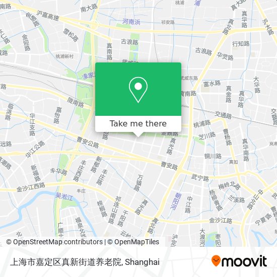 上海市嘉定区真新街道养老院 map