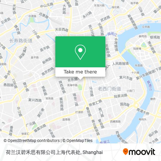 荷兰汉碧禾思有限公司上海代表处 map