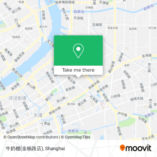 牛奶棚(金杨路店) map