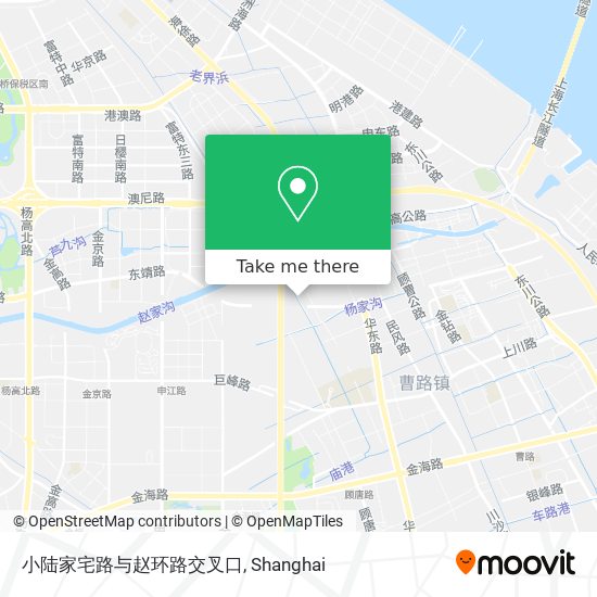 小陆家宅路与赵环路交叉口 map