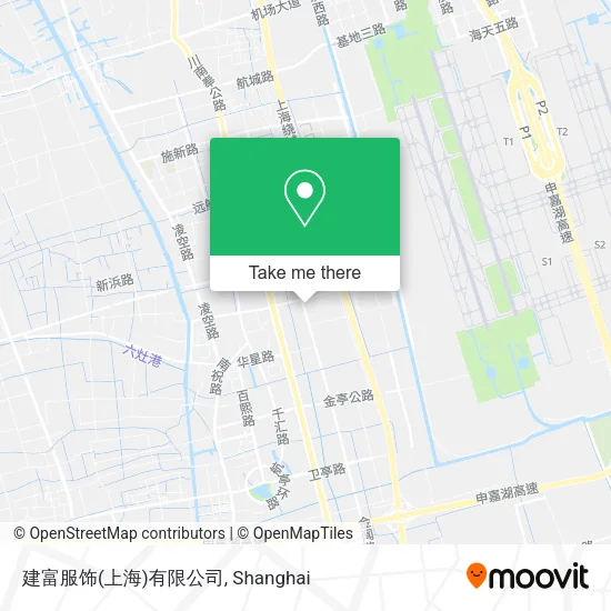 建富服饰(上海)有限公司 map