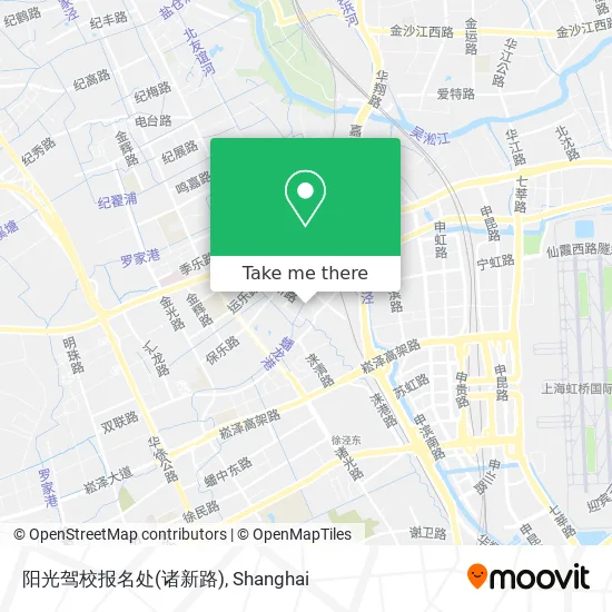 阳光驾校报名处(诸新路) map